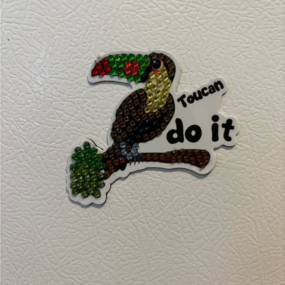 Toucan Do It Bird Magnet